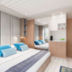 A render of the living accommodation in a cheaper Storylines apartment.